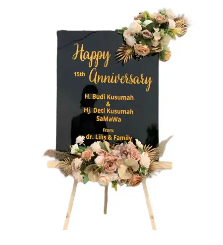 Papan Bunga Akrilik Karangkobar